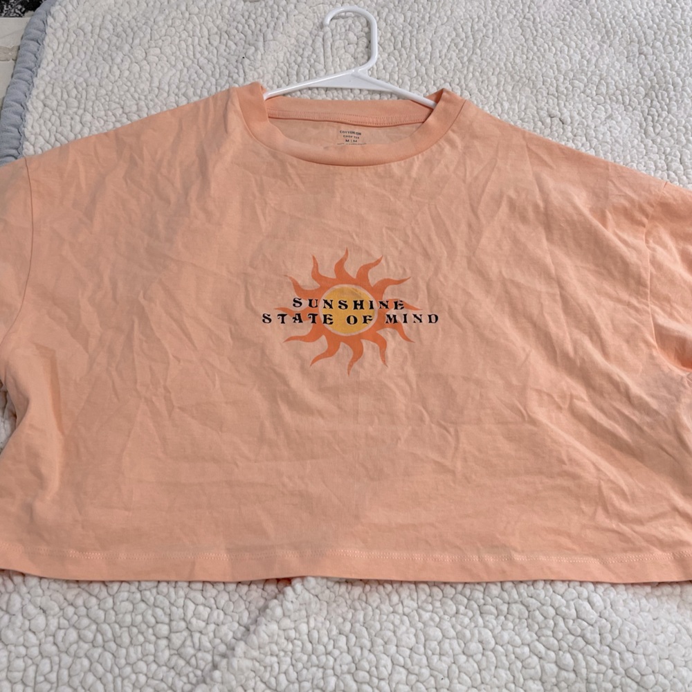 Pastel Orange Chop Tee